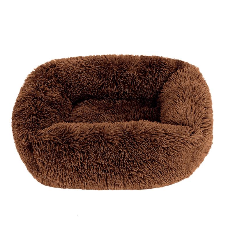 Кровать для домашних животных для собак Мягкий диван Пушистые аксессуары Корзина Корзины Большие Маленькие Большие Подушки Домашние животные Собаки Щенки Будка Подстилка Кровати Кошки