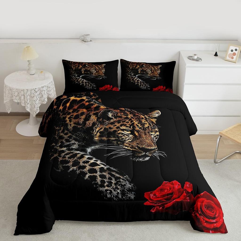 Gothic Decor Comforter Set Twin Size Boys Boho Moth Down Comforter Men Gothic Sugar Skull Comforter Galaxy Starry Sky Halloween Gothic Beddi