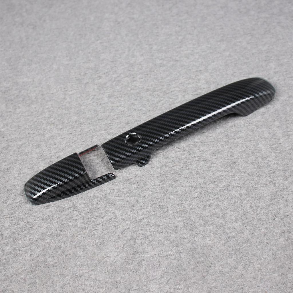 RUIQ Honda New Custom JF5 JF6 Exclusive Exterior Outer Door Handle Cover Knob Full Cover Type HONDA Custom Exclusive Design Fiber Black N-BOX N-BOX