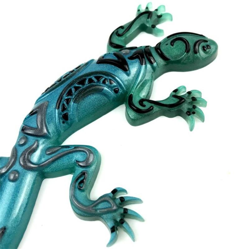 Морской конек геккон узор 3D силиконовая форма гипсовая свеча мыло форма для конфет аксессуары для торта