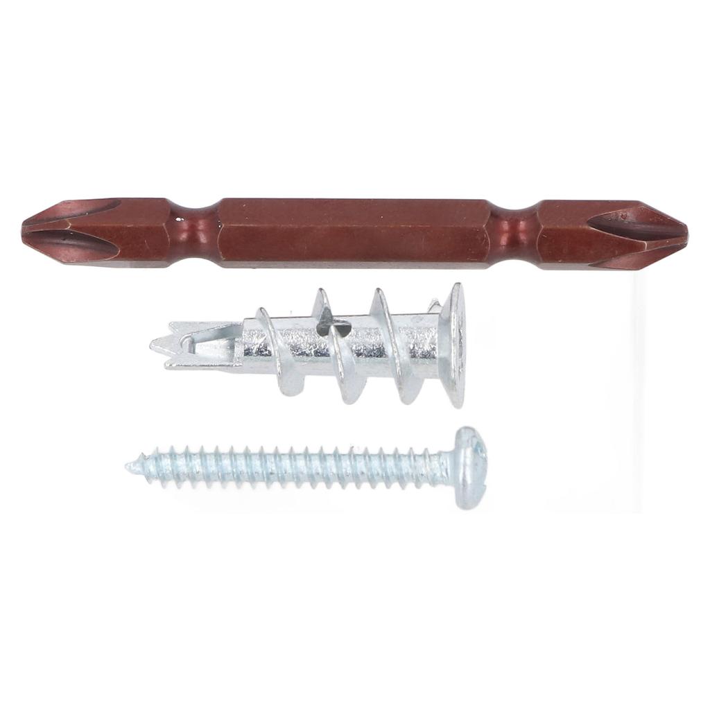 50 шт. Сверхпрочные полые металлические дюбели для стен и 50 шт. Винты из цинкового сплава, самосверлящие гипсокартон
