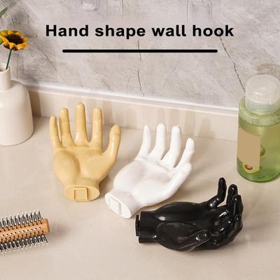 2 шт. крючок в форме руки, настенный держатель для мыла, простая установка, подвесной крючок для хранения без удара для дома, ванной комнаты