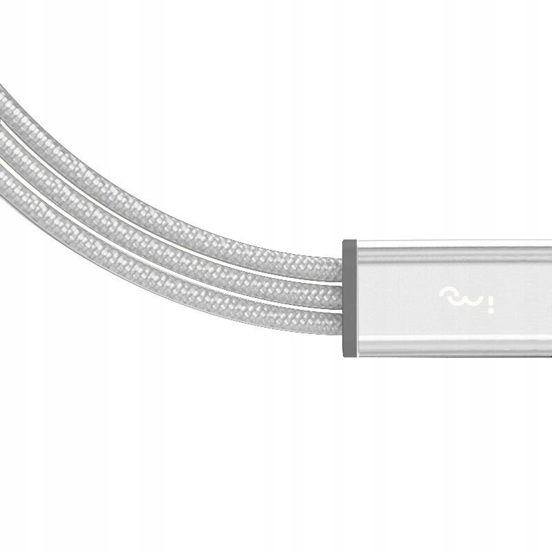 3-In-1 Charger Cable 1.2M Type-C Lightning Usb-C 5A