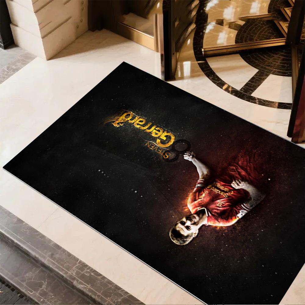Steven Gerrard Legacy Floor Rug Office Rug Suitable for Dining Room Dormitory Study room Entryway Antislip Carpet Office home decor Spiritual Gift