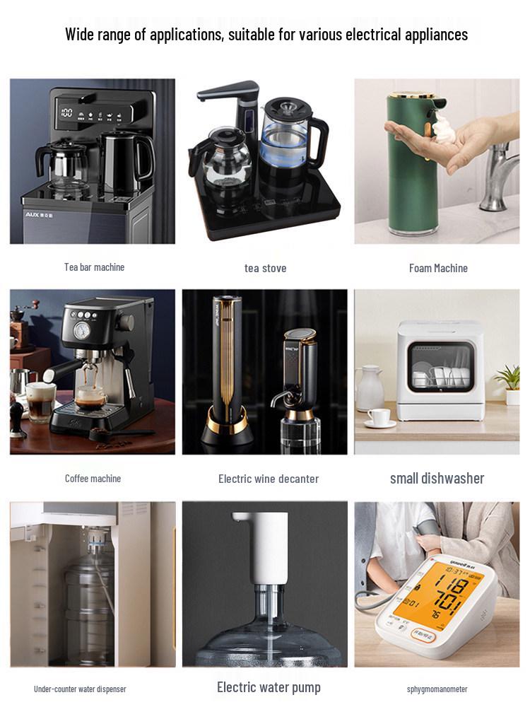 Электрический чайный набор: Автоматический чайник с подачей воды и помпой, подогревающая подставка, полный комплект аксессуаров.