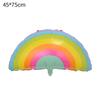 Rainbow Series Aluminum Foil Balloon Party Background Decoration Rainbow Stripes Flag Balloon Baby Shower Aluminum Film Balloon