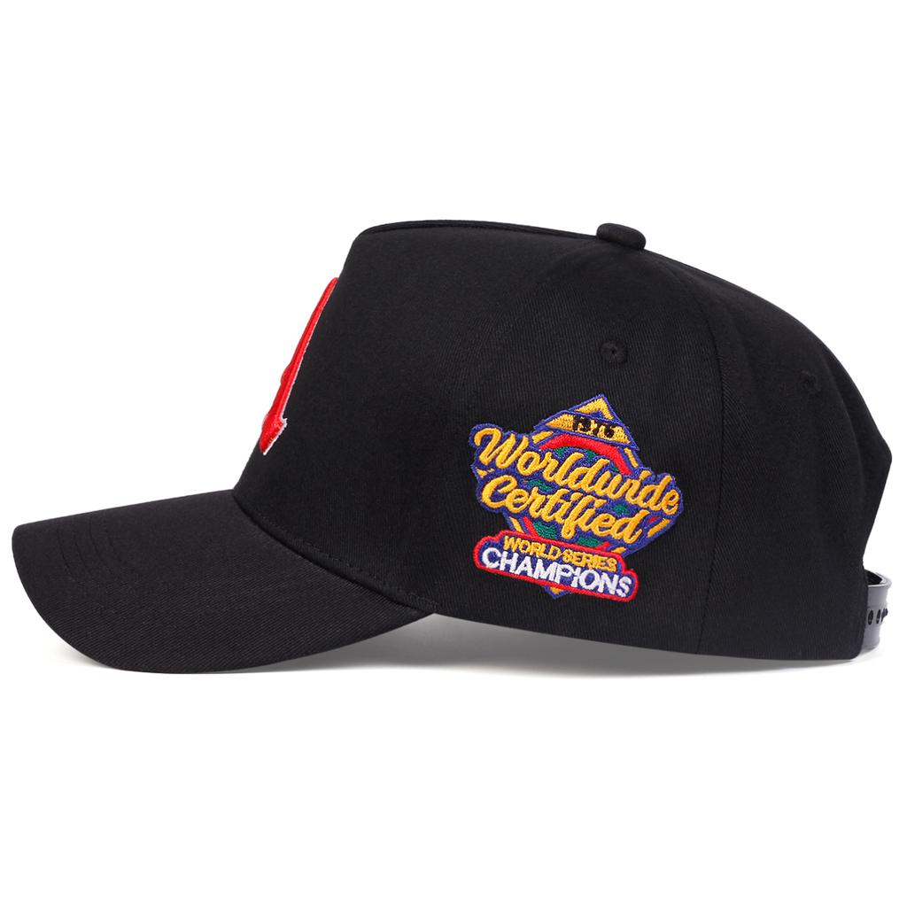 Men Letter A Embroidered Side WORLD Five-faced Hat Baseball Cap Outdoor Adjustable Sunscreen Leisure Hat Spring Autumn Travel Tourism Beach Vacation