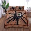 Brown Big Spider Duvet Cover Set King Queen Double Full Twin Single Size Duvet Cover Pillow Case Bed Linen Set