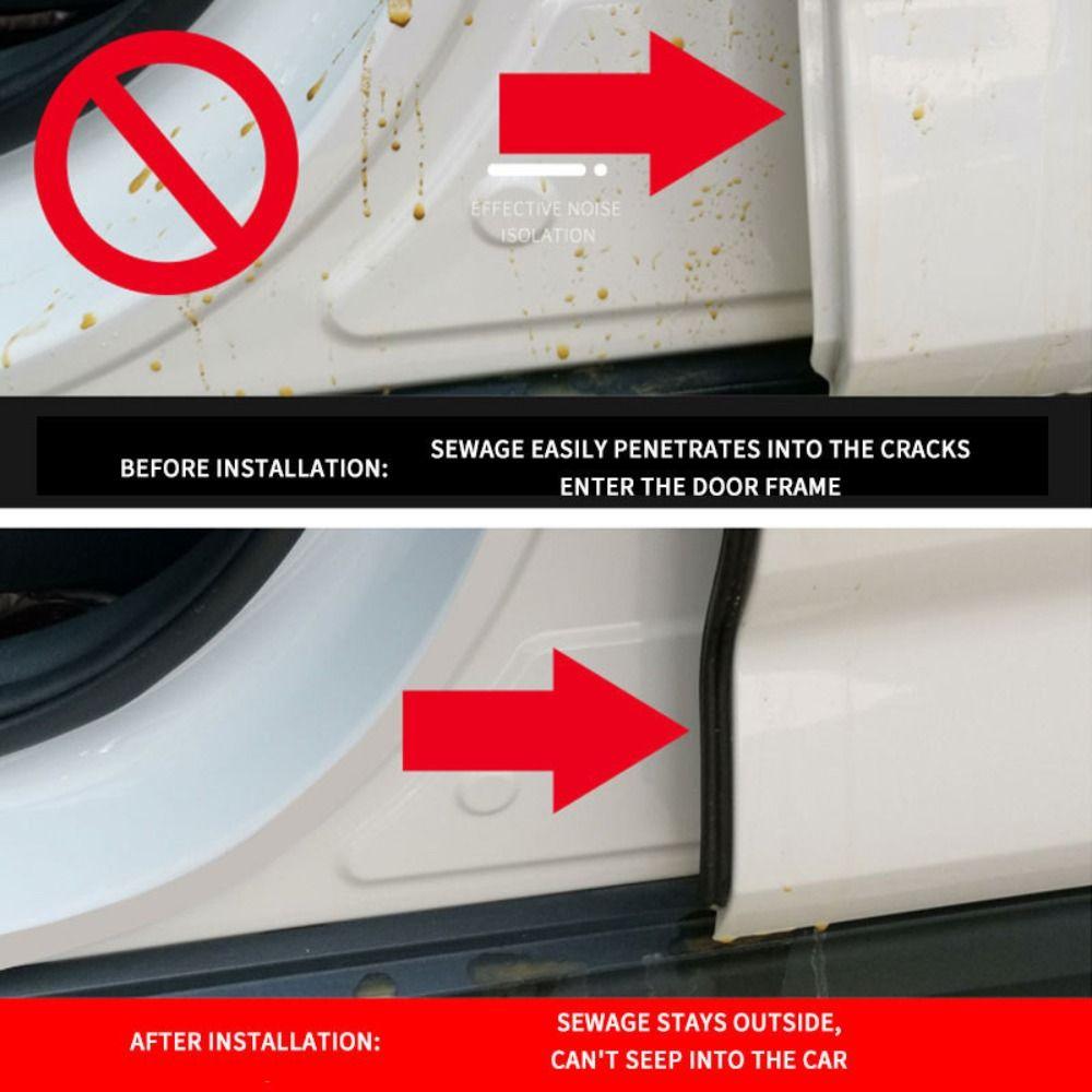 Пылезащитная уплотнительная лента B-стойки Водонепроницаемая автомобильная уплотнительная лента Прочная уплотнительная лента для кромки двери автомобиля