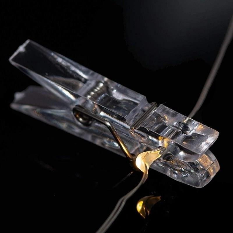 50/100 шт. Прозрачные Мини Прищепки для Фото Пластиковые Пружинные Подвесные Прищепки DIY Свадьба День Рождения Вечеринка Настенное Украшение Зажимы для Фото