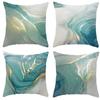 Throw Pillow Covers Modern Style Digital Printing Marble Texture