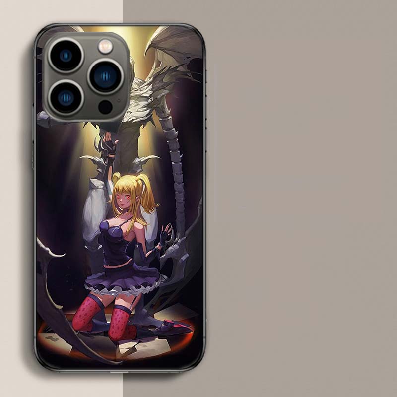 Чехол для телефона Аниме Тетрадь смерти Аманэ Миса Для Iphone 17 Air 15 Pro 14 Plus 16 Pro Max 12 13 Mini 11 16E X XS Чехол Милые Fundas