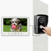 7-дюймовый TFT LCD проводной видеодомофон дверной звонок система внутренней связи ИК ночное видение