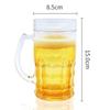 Большая емкость двойной пивной стакан утолщенный стакан для воды смешная поддельная пивная кружка трюк реквизит