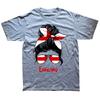 Funny England English Girl British Woman Flag Tshirts Men Womens Fashion Casual Tshirt 100 Cotton Loose Oversized T Shirt