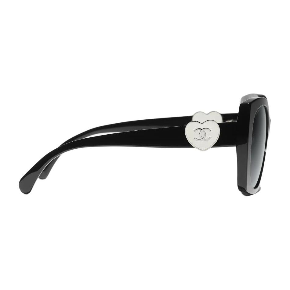 Chanel Irregular Frame Sunglasses With Logo Design Unisex sunglasses Black CH5519-C501/S4