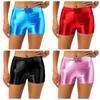 Women's Hot Pants Shiny Metallic Boyshort Rave Dance Swimming Booty Shorts Hot Pants