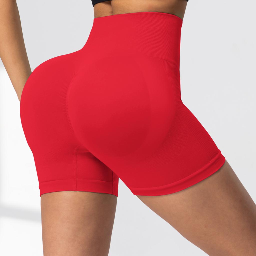 Summer Women's Fitness Yoga Shorts High Waist Sports Gym Shorts Push Up Casual Shorts
