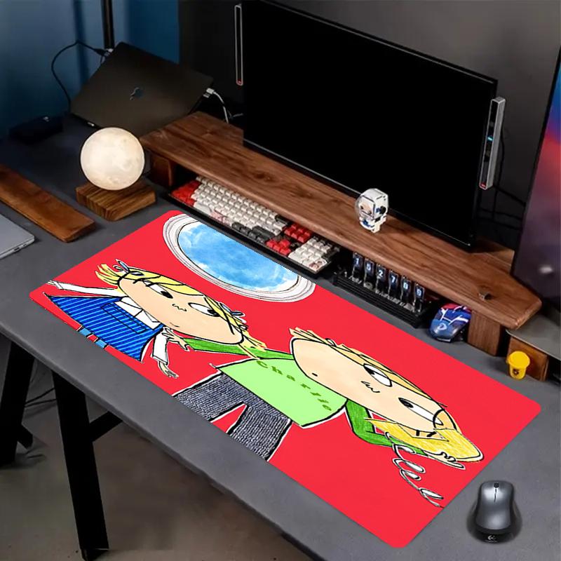 Charlie and Lola Theme Mouse Pad, Non Slip Rubber Base, Multifunctional Office & Home Decor, Perfect for Workspace Personalization.