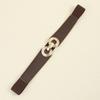 Elegant Women's Pu Elastic Waist Belt For Dresses Chic Fashion Accessory In Versatile Colors