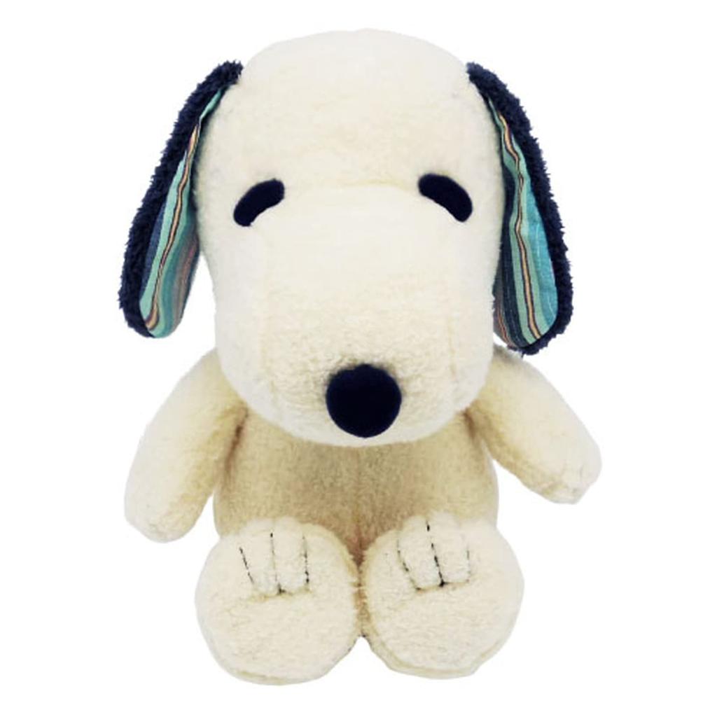 Nakajima Corporation Мягкая игрушка Снупи в полоску цвета мяты и арахиса