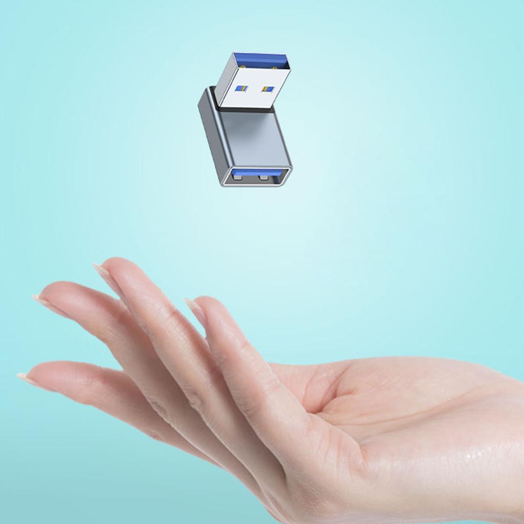 USB 3.0 папа-мама 90 градусов прямоугольный удлинитель адаптер USB восходящий разъем синхронизации данных для ноутбука ПК USB вентилятор