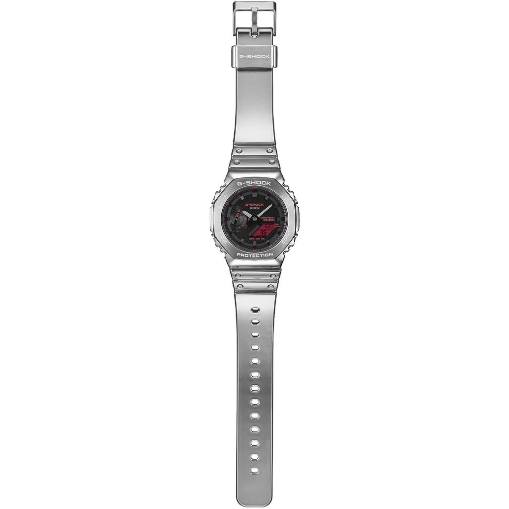 Casio Мужские серебристые часы G-Shock GM-2100YRA-8AJF - Оригинальная японская модель, Прочные и стильные