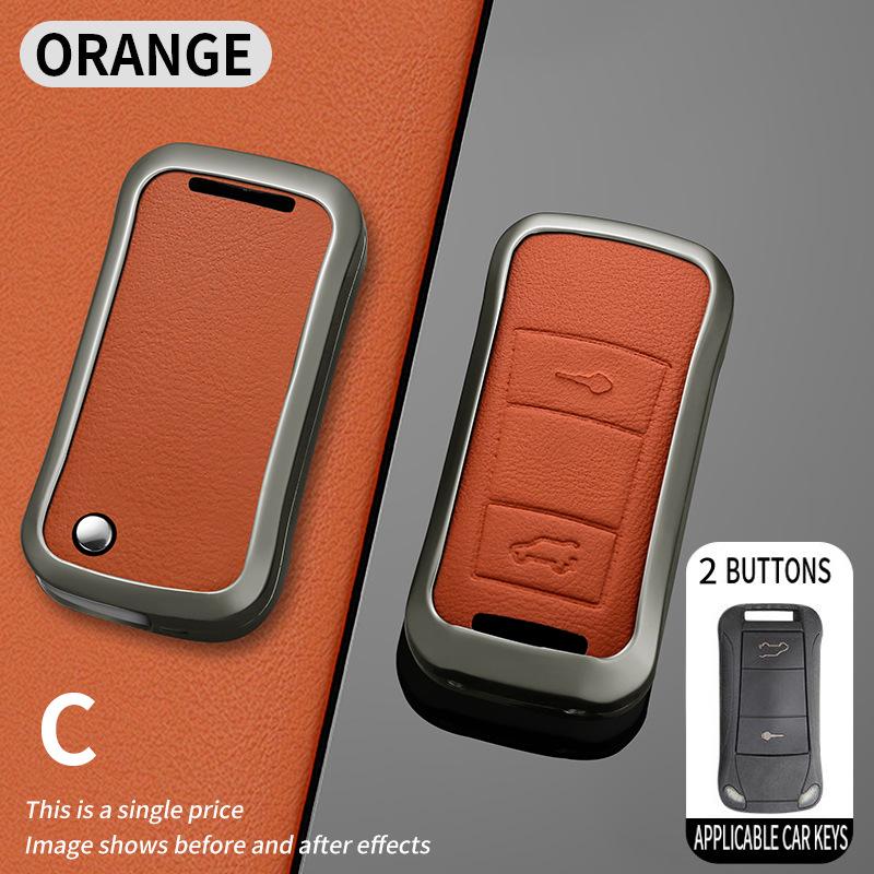 Совместимый комплект чехлов для ключей для складного пульта Porsche Cayenne 2006-2009 гг.