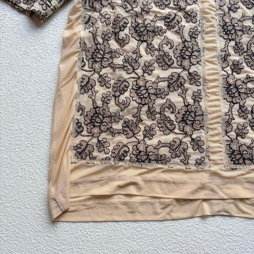 Used Large Size Albarossa Import Rossa Sheer Blouse All Lace XL