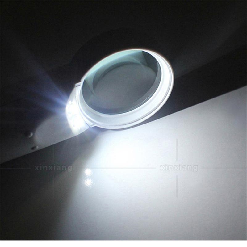 15-кратная лупа со светодиодной подсветкой, лупа для пожилых людей, перезаряжаемая лупа, освещенные ручные очки для чтения, для пожилых людей