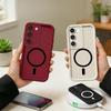 Мягкий чехол из ТПУ в цвете Моранди для Vivo V30 Lite, Y100 5G, Y100 4G, с железным кольцом для магнитных аксессуаров, противоударная крышка