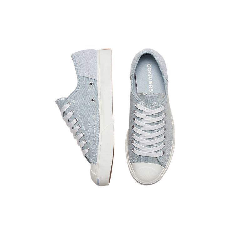 Converse Кроссовки унисекс Jack Purcell Low Polar Blue из потертого денима 171947C