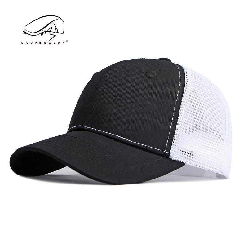 Hat Men's Spring Summer Simple Personality Splicing Baseball Cap Hard Top Women's Sunscreen Shade Sun Hat Mesh Cap Cap