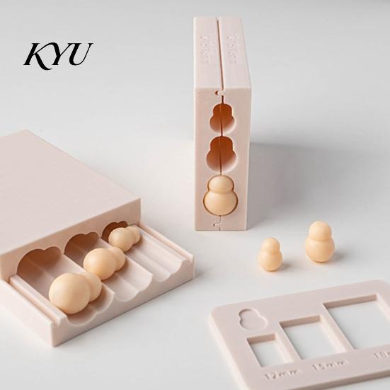 Portable Clay Mold Polymer Ball Maker for Jewelry Making, 12/15/18mm Sphere Shaper Precision Sizing Caliper Roller Tool DIY Earrings And Beads,