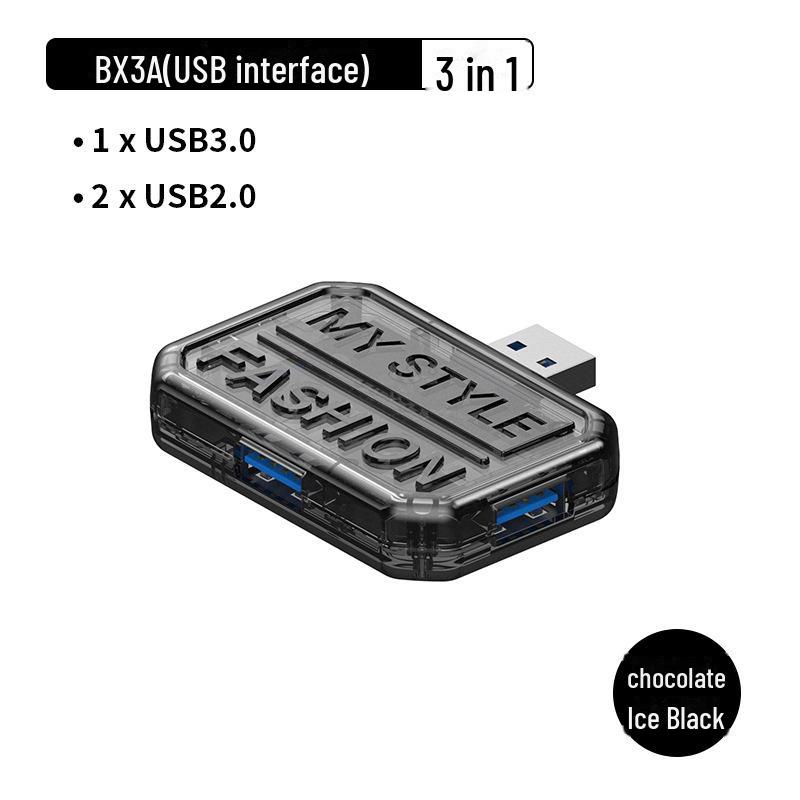 10-в-1 Прозрачный USB-хаб-док-станция Type-C
