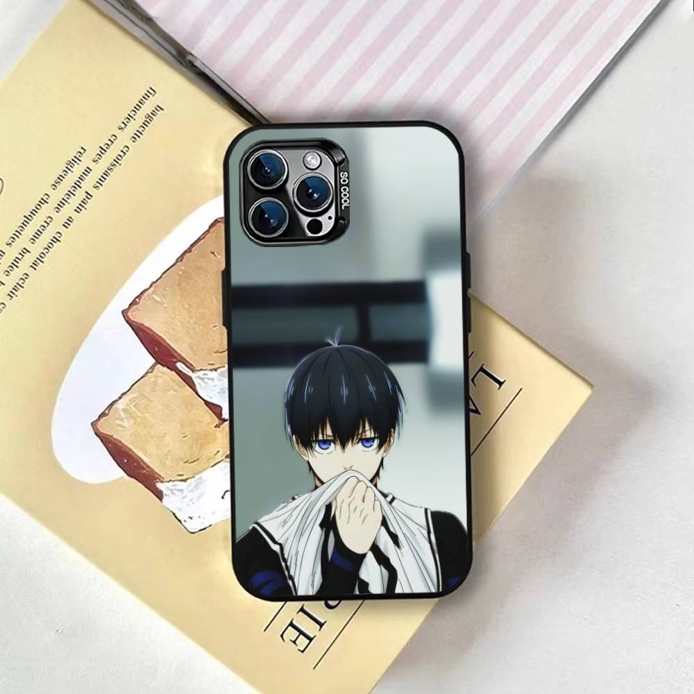 Blue Lock Чехол для телефона с Йоичи Исаги Для iPhone 17,16,15,14,13,12,11 Plus,Pro Max,XS,Разноцветный Серебристый Чехол для телефона Funda Cover