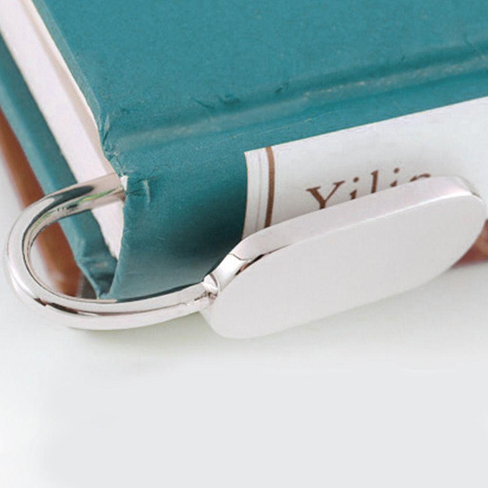 Creative Swan Neck Bookmark Silver Book Page Holder Round Metal Book Cilp Office Supply