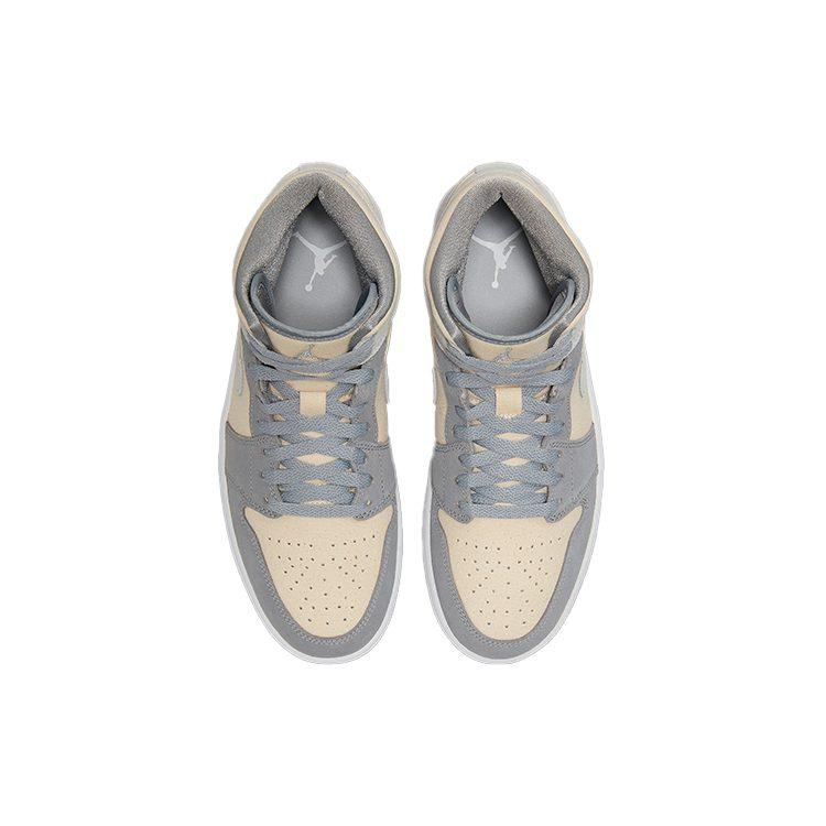 Air Jordan 1 Mid Se 'Кокосовое молоко Серый с частицами' DN4281-100