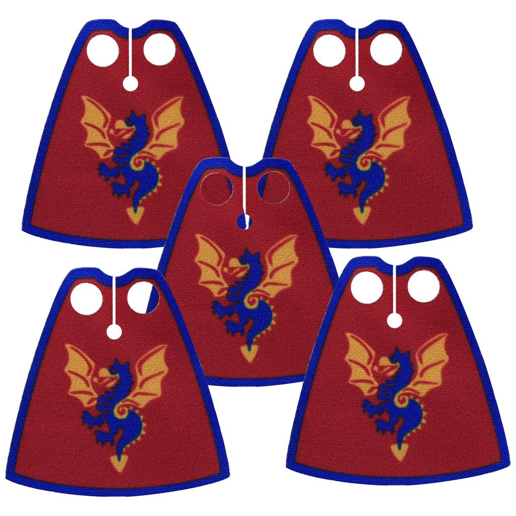 Набор Строительных Блоков MOC Офицерская Накидка Рыцари Льва Средневековье Фигурки Аксессуары Шарф Накидка из Искусственного Меха Блоки Игрушки Подарок Мальчикам