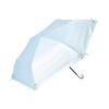 Francfranc Francfranc Зонт складной с лентой для затенения 50 см Голубой Для солнечных и дождливых дней Степень затенения Степень защиты от УФ-лучей Легкий Зонт от солнца Дождь