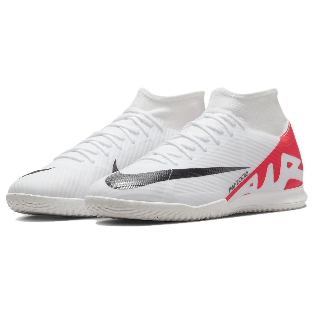 Nike Zoom Mercurial Superfly 9 Academy IC Ready Pack Unisex Sneakers White Bright-Crimson Black DJ5627-600