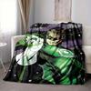 1pc Green Lantern Flannel Throw Blanket Soft, Warm & Cozy for Couch, Bed, Office, and Travel Versatile All Season Gift, Christmas present
