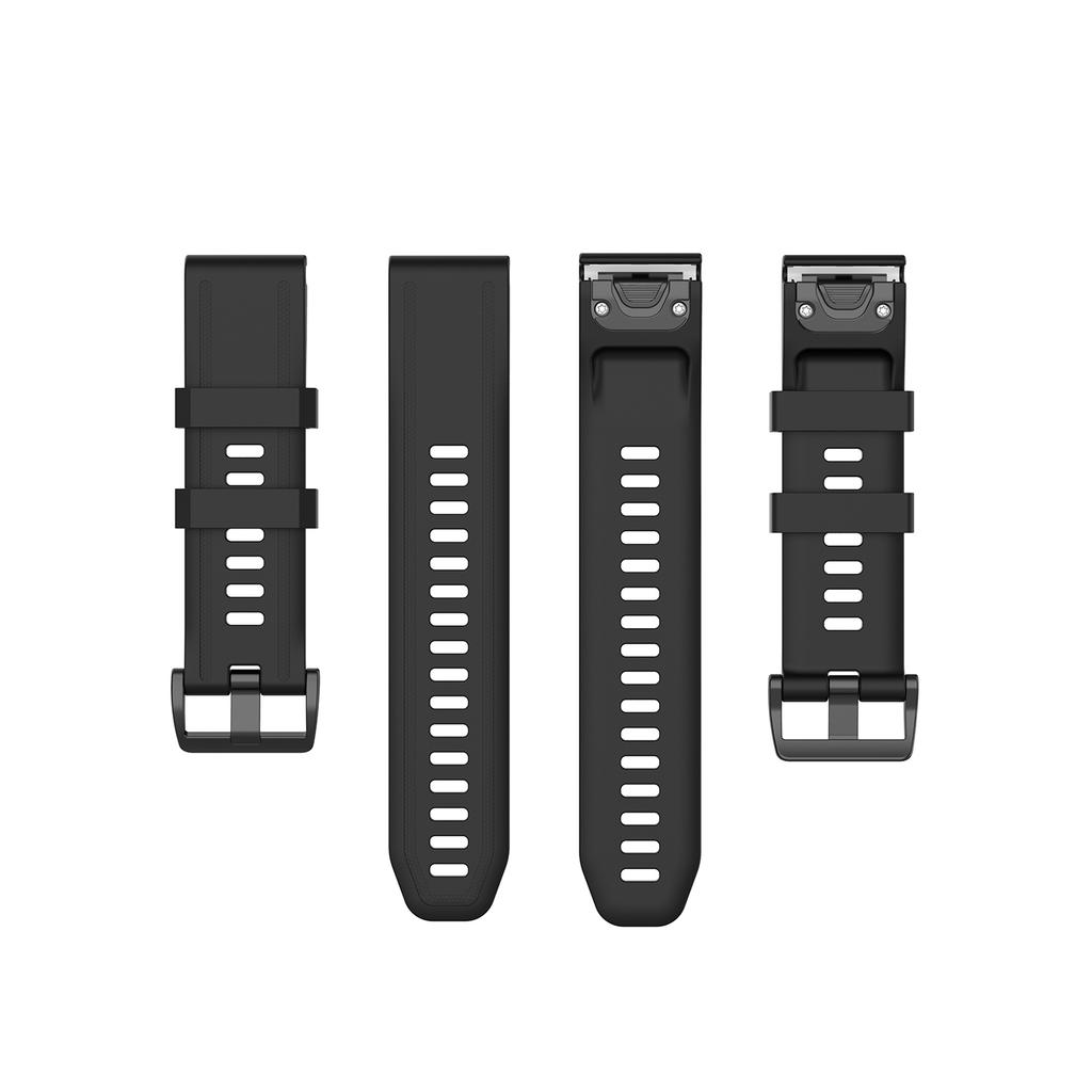 Rubber Smart Watch Replacement Band [20mm Width] for Garmin Fenix 7S/Fenix 6S/5S
