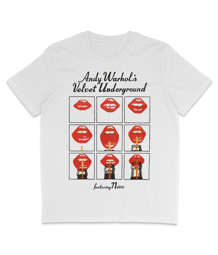 Andy Warhol's Velvet Underground Featuring Nico - 1978 - Organic T-Shirt Mens Womens Tees Top