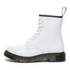 Dr. Martens 1460 Модные лаковые ботинки с тиснением под крокодила Женские ботинки Белые 26855100