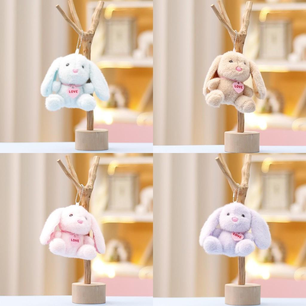 Soft And Huggable Plush Rabbit Toy Beautiful Gift For Girls Perfect For Keychains