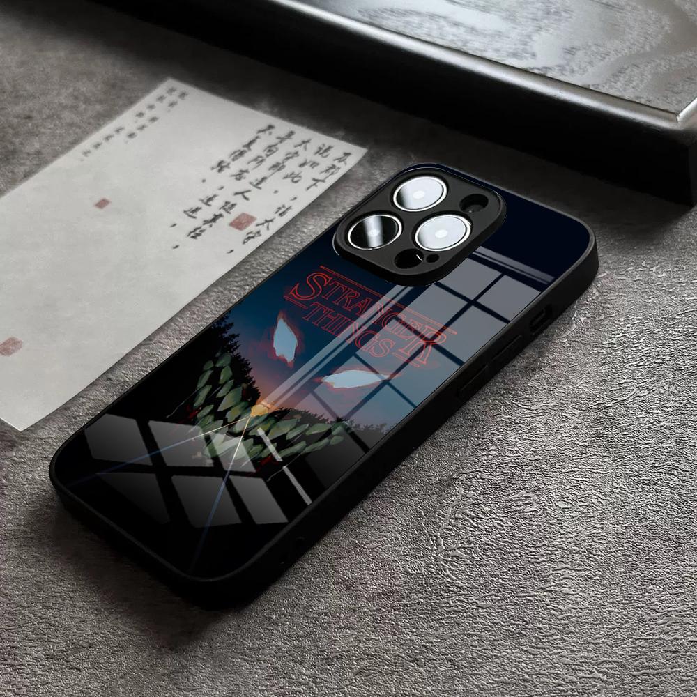 Strange Monsters TV Play Phone Case For IPhone 17 Pro Max 15 14 Pro 12 11 13 Mini X XR XS 16 Plus SE Glass Cover