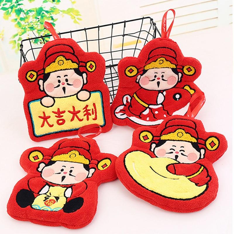 Japan Style Kitchen Hand Towels Cartoon Cat Absorbent Hanging Towel For Bathroom Kitchen Wiping Cloth Children Handkerchief