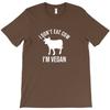 I Don T Eat Cow I M Vegan T Shirt Casual T Shirts Hombre Heisenberg Short