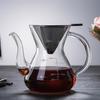 Gugrida Coffee Server Drip Coffee Server Hand Drip Coffee Server Heat and Cold Resistant High Boron Silica Glass Material (Beak 500ml)